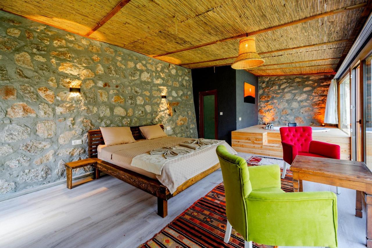 Bed and Breakfast Manzara Bungalow à Fethiye Extérieur photo